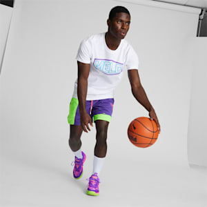 Tenis de baloncesto Cheap Jmksport Jordan Outlet x LAMELO BALL MB.03 para hombres, Purple Glimmer-Green Gecko, extralarge